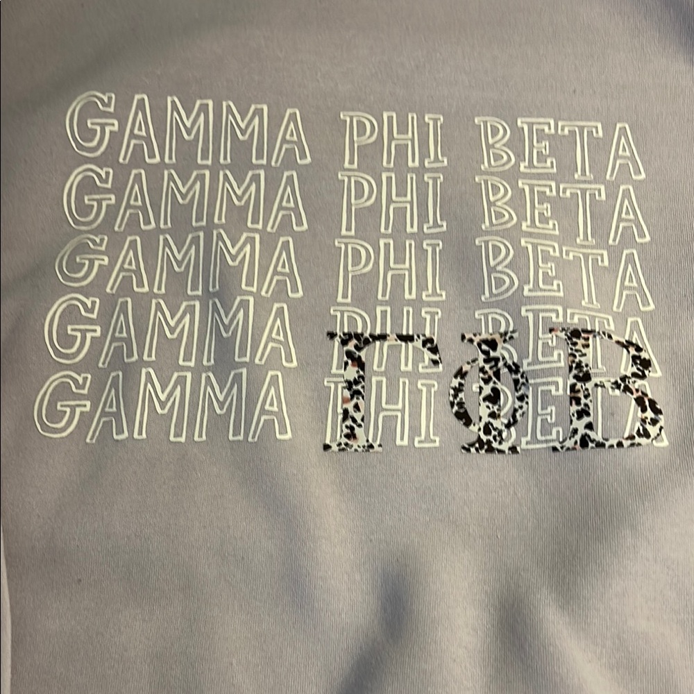 Gray Gamma Phi Beta Sweatshirt